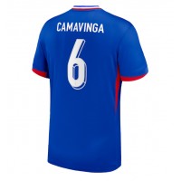 Maglie da calcio Francia Eduardo Camavinga #6 Prima Maglia Europei 2024 Manica Corta